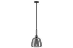 Takpendel Eglo Bovino Svart/Transparent
