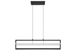 Takpendel Eglo Farneta Svart/Satin Ram