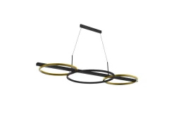 Takpendel Eglo Lanacera Svart/Guld