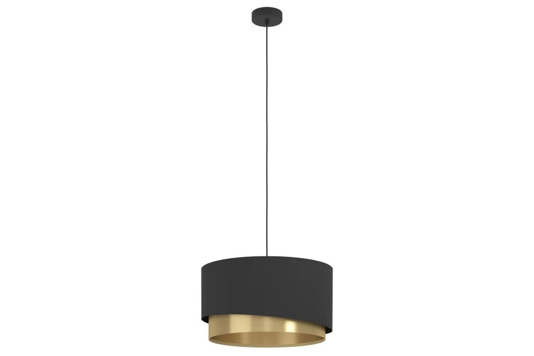 Takpendel Eglo Manderline Svart/Mässing 45 cm