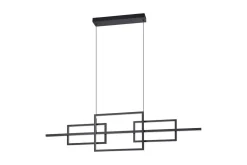 Takpendel Eglo Puebla Svart/Vit 150 cm