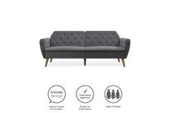 Tallulah 2-sits Bäddsoffa Grå