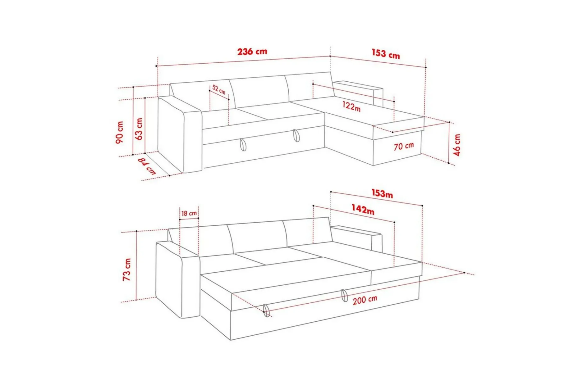 Tareen Soffa med Divan 3-sits