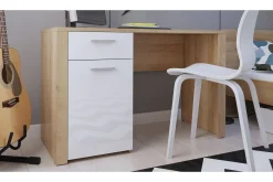 Tarka Datorbord 120 cm med Förvaring Låsa + Skåp