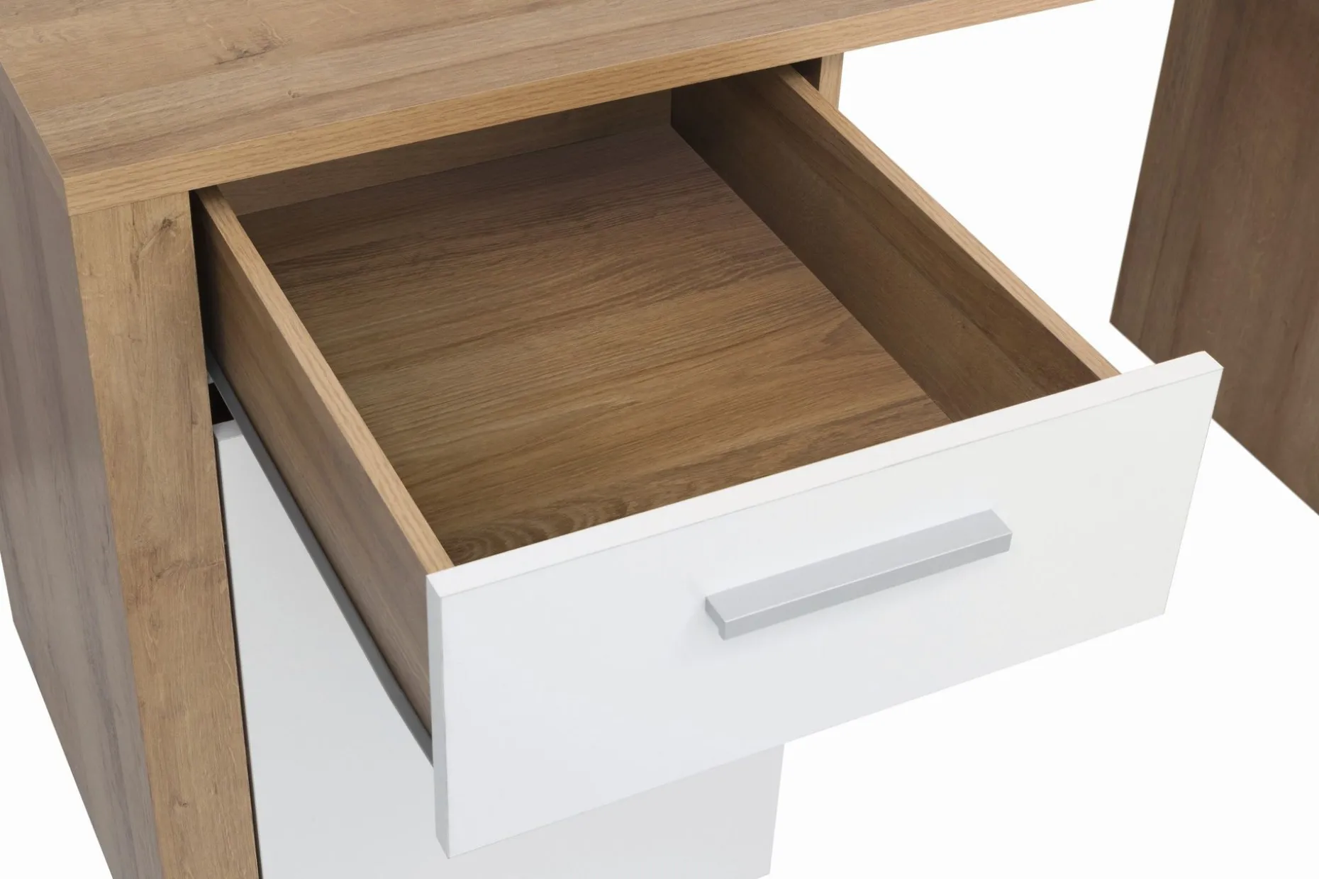 Tarka Datorbord 120 cm med Förvaring Låsa + Skåp