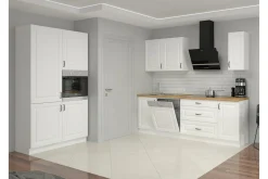 Templemore Möbelset För Kök & Matplats White/Wood