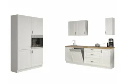 Templemore Möbelset För Kök & Matplats White/Wood