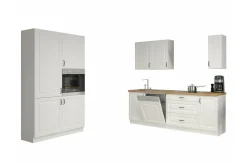 Templemore Möbelset För Kök & Matplats White/Wood