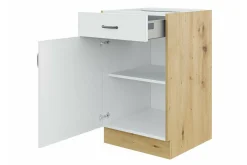 Templemore Möbelset För Kök & Matplats White/Wood
