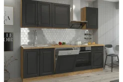 Templemore Möbelset För Kök & Matplats Black/Wood