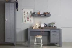 Tenney Datorbord 141 cm med Förvaring Låda + Skåp