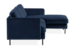 Teodin Sammetssoffa 2-sits med Divan Höger