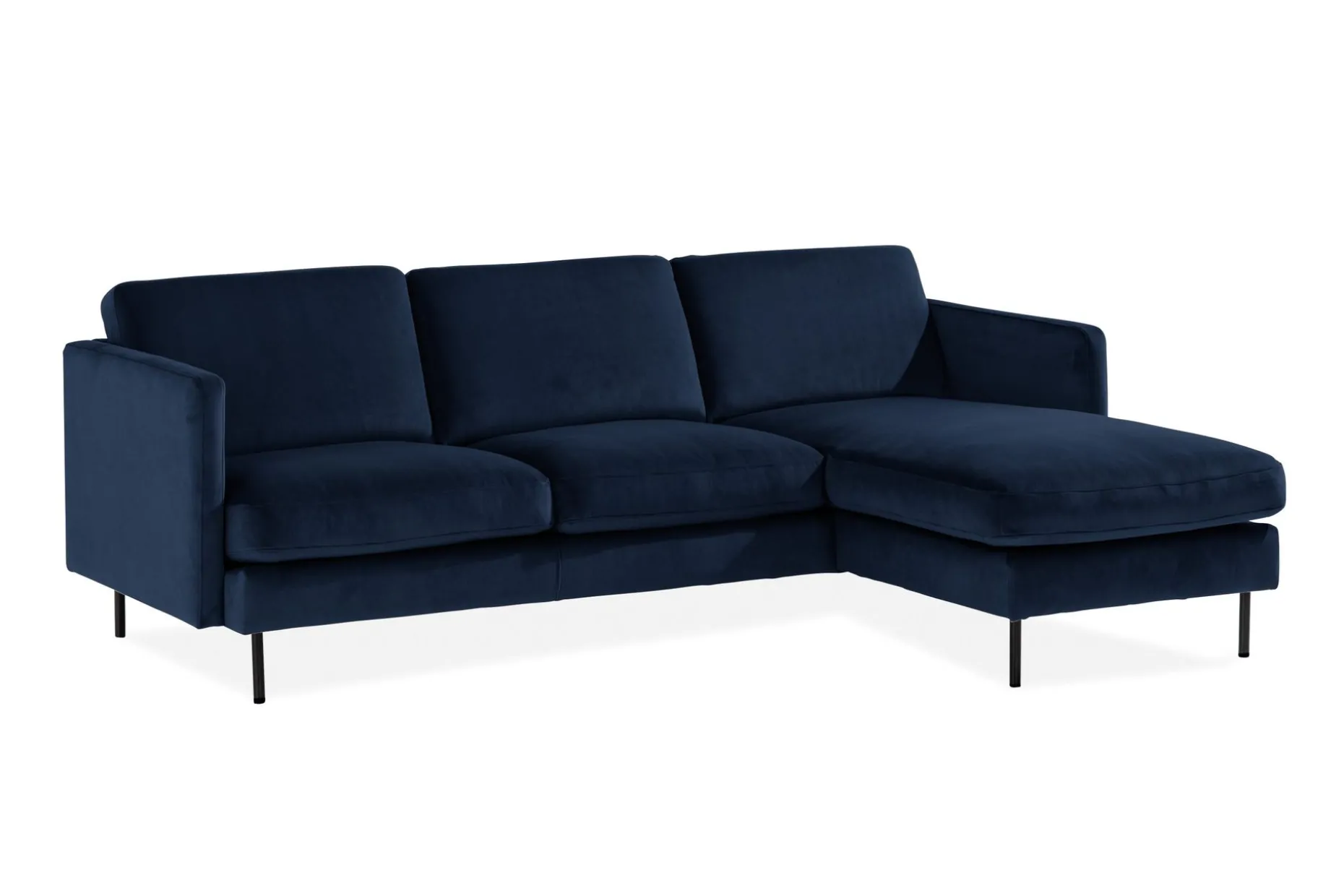 Teodin Sammetssoffa 2-sits med Divan Höger