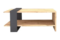 Terasa Soffbord 80 cm med Förvaring Hylla