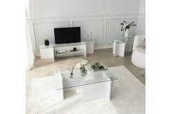 Teratio Satsbord 60x40x60 cm Runt