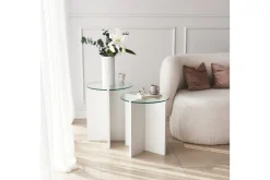 Teratio Satsbord 60x40x60 cm Runt