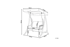 Tesero Hängsoffa 146 cm