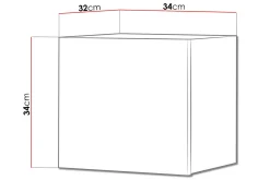 Tessan Väggskåp 34 cm