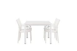Togo Matgrupp Utomhus 150 cm Rektangulär med 4 Santorini Utestolar