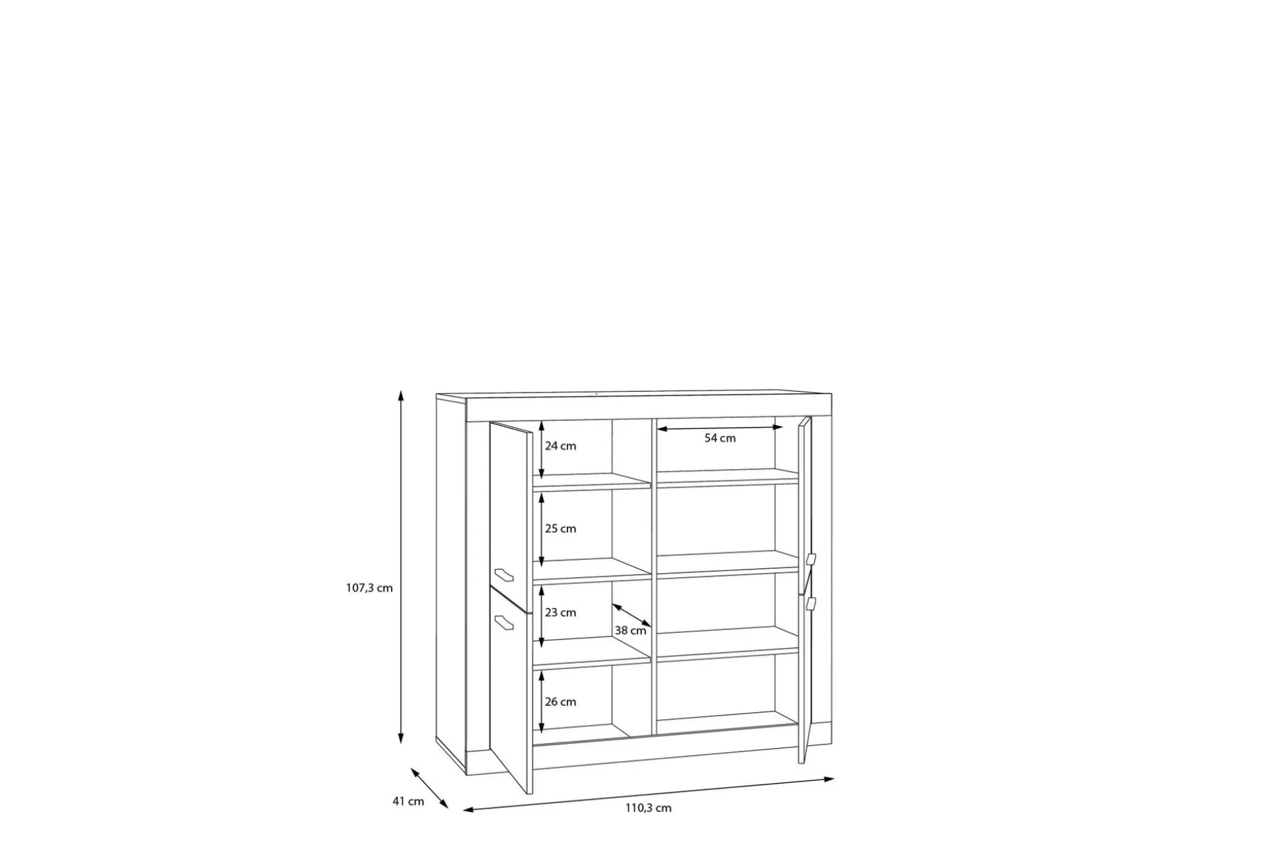 Tolovgrad Sideboard 41x113 cm
