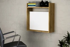 Toppley Väggskrivbord 60 cm med Förvaring Hyllor