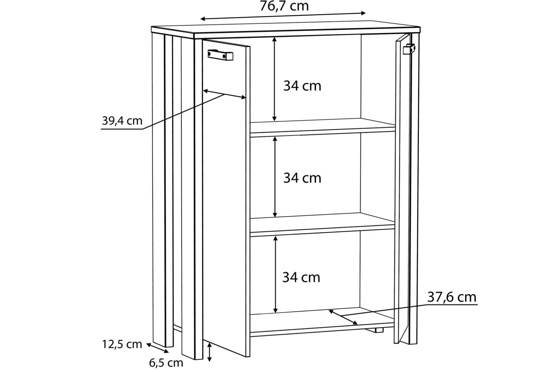 Torelles Sideboard 74x153 cm