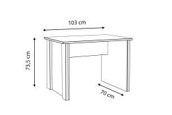 Torelles Skrivbord 103 cm