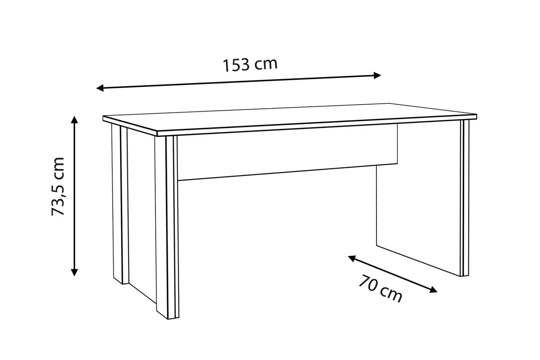 Torelles Skrivbord 153 cm