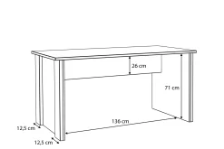 Torelles Skrivbord 153 cm