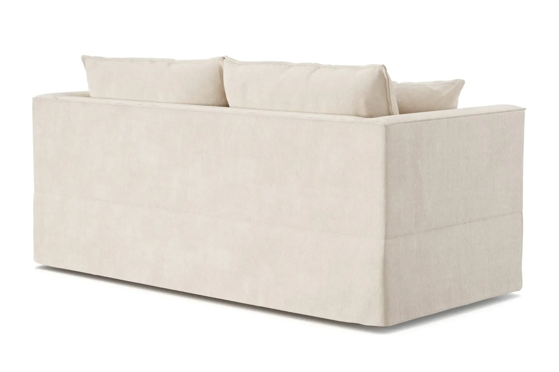 Travstad 3-sits Bäddsoffa i Chenille frammåtbäddad