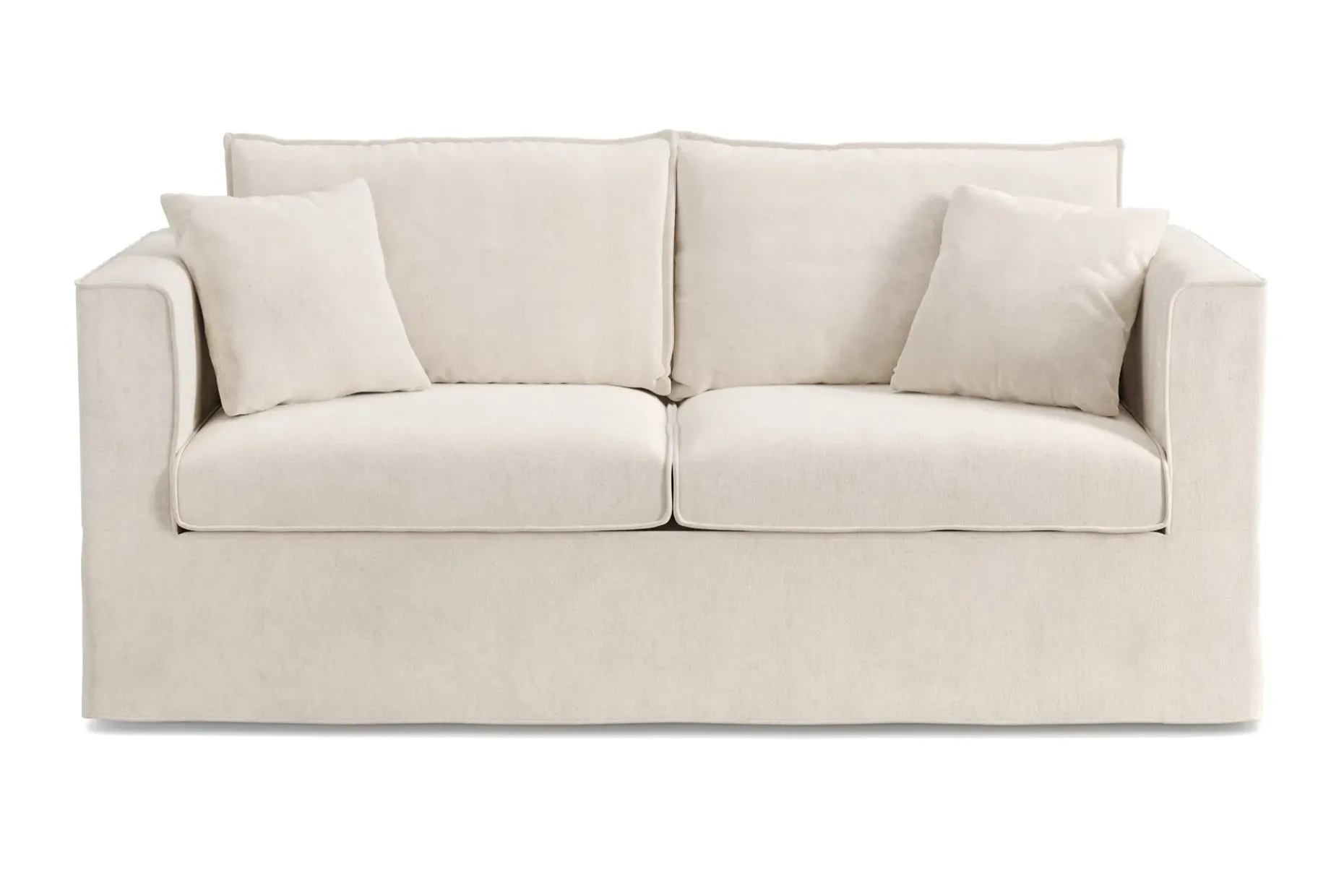 Travstad 3-sits Bäddsoffa i Chenille frammåtbäddad