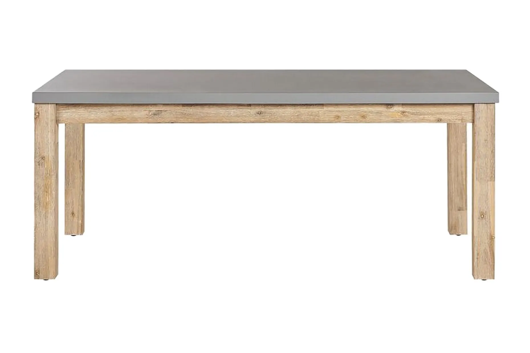 Trädgårdsbord 180 x 90 cm grå OSTUNI