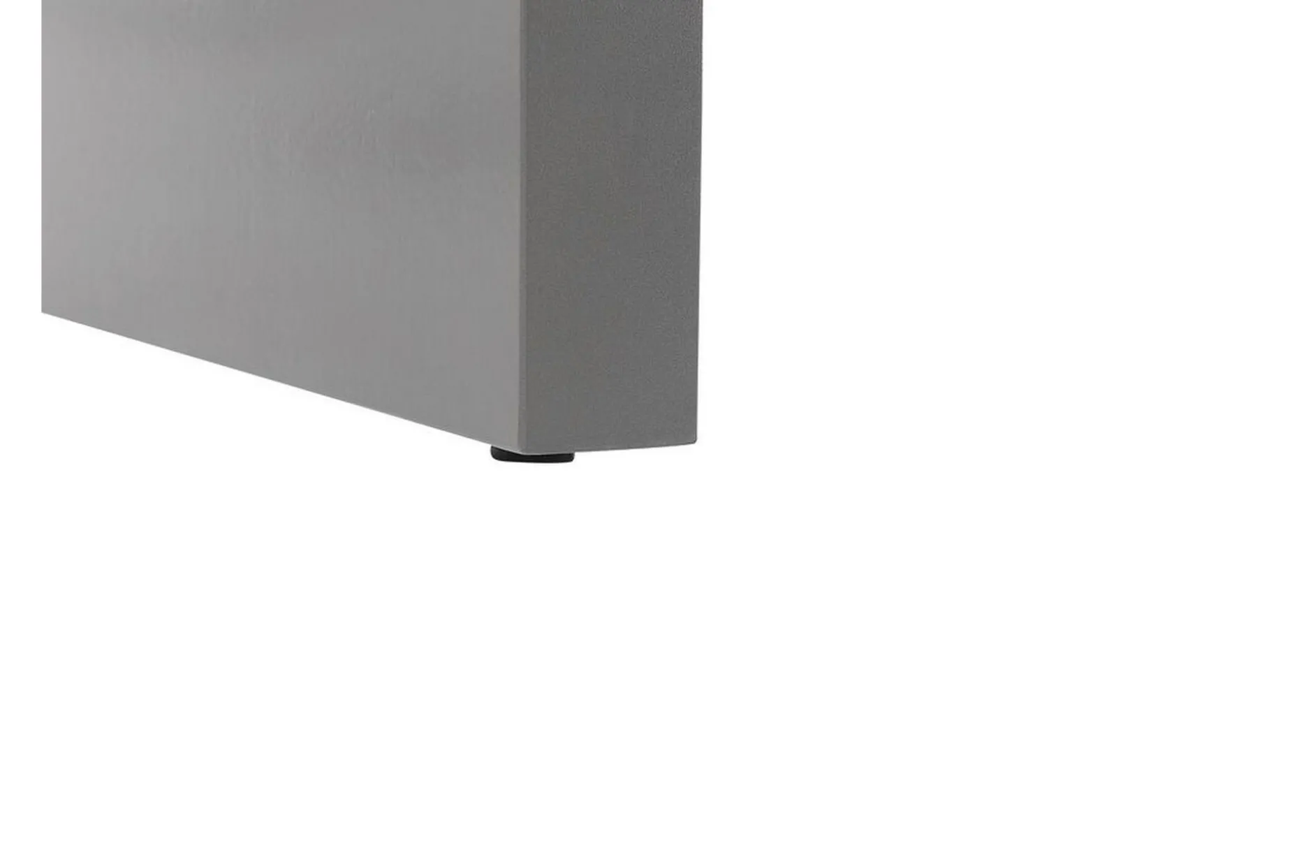 Trädgårdsbord 180 x 90 cm grå U-formad TARANTO