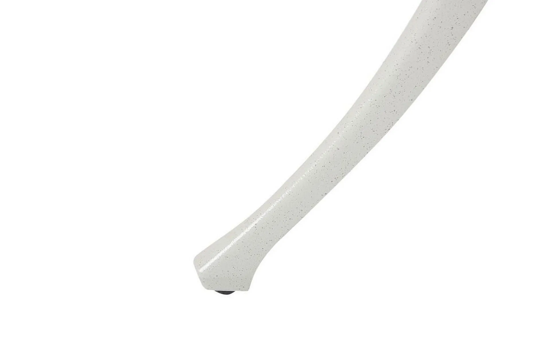 Trädgårdsbord rund 90 cm vit ANCONA
