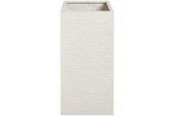 Trädgårdskruka Dion Beige, 33x33x70 cm