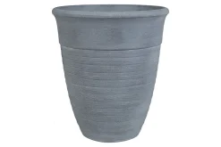 Trädgårdskruka Katalima set om 2 Grå, 43x43x49 cm
