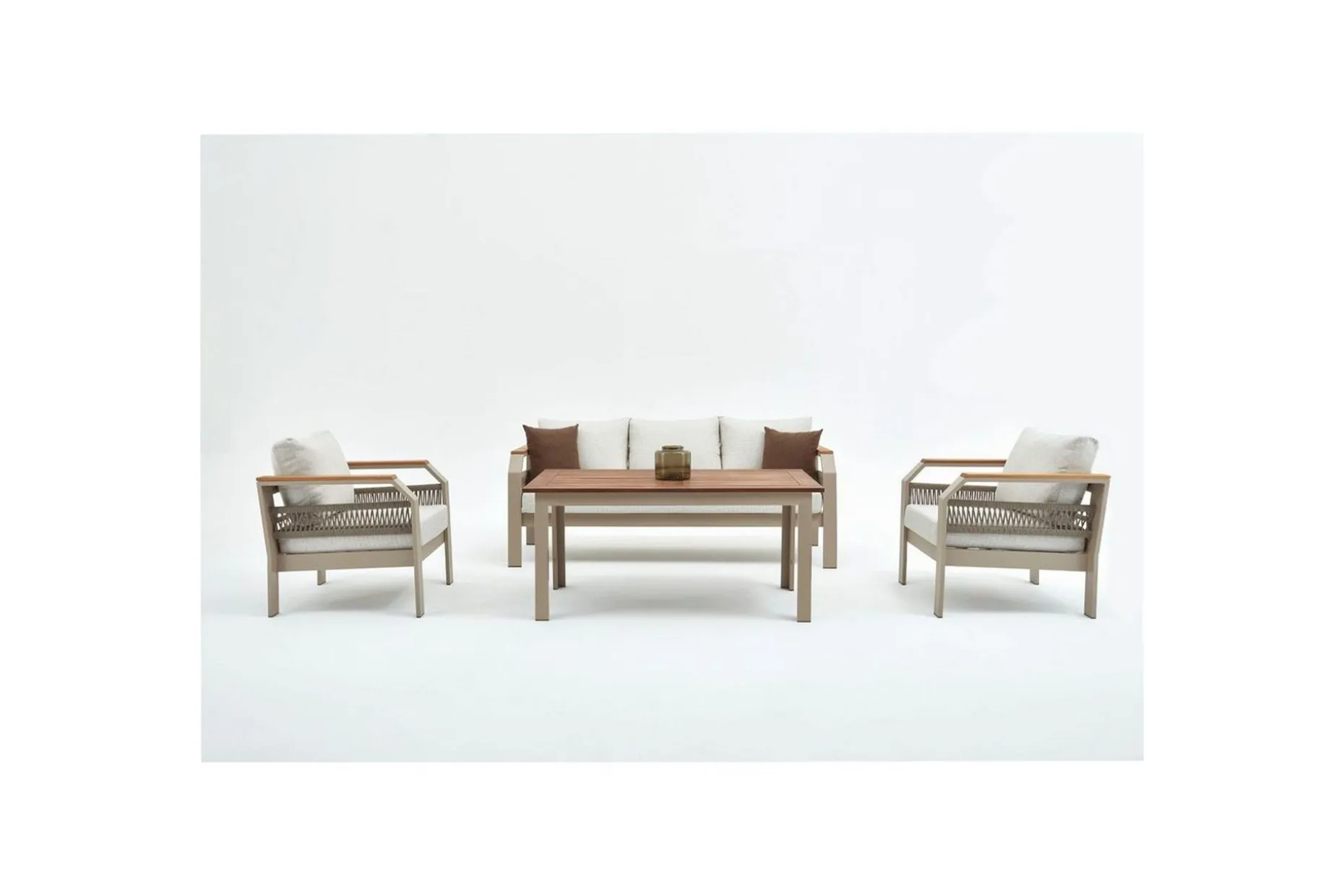 Trädgårdsloungeset Farra Beige