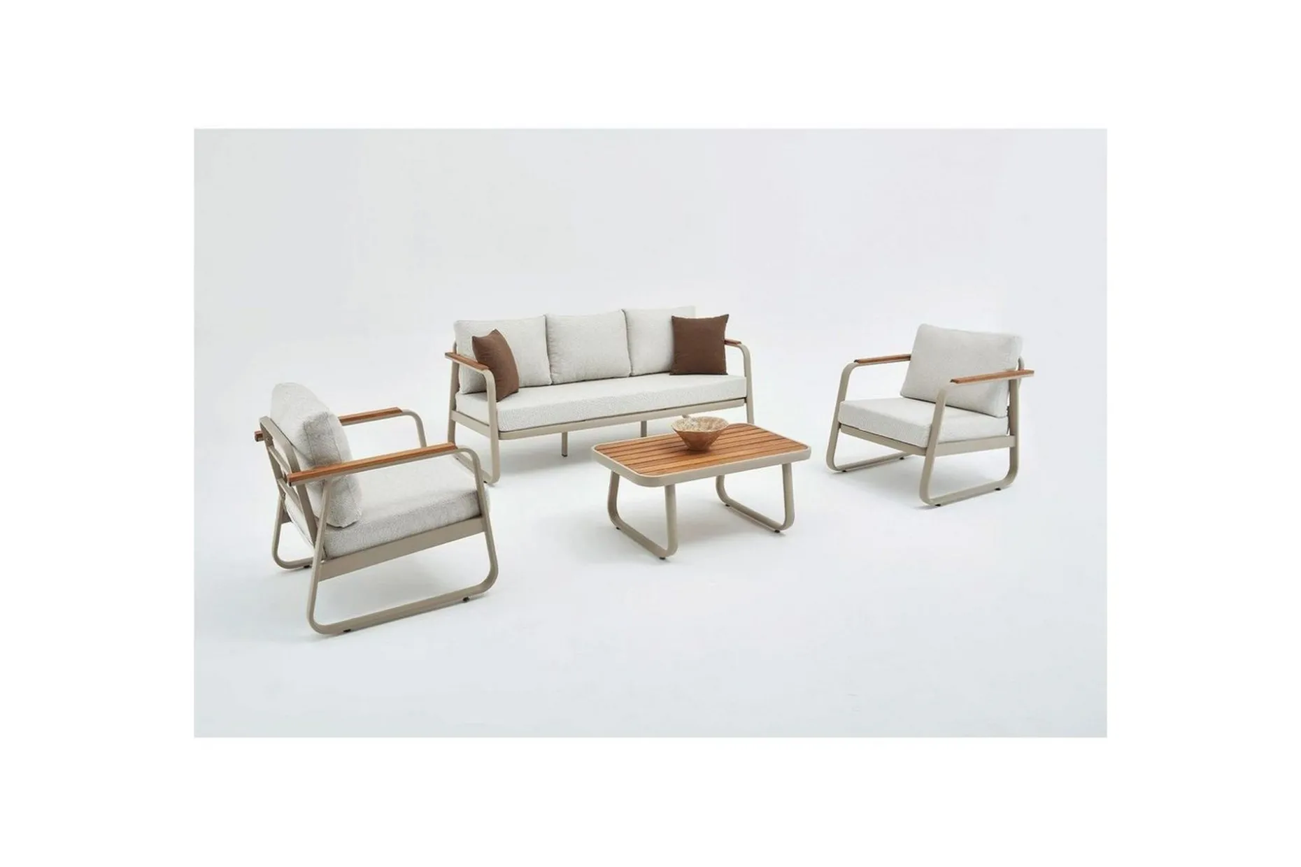 Trädgårdsloungeset Rio Beige