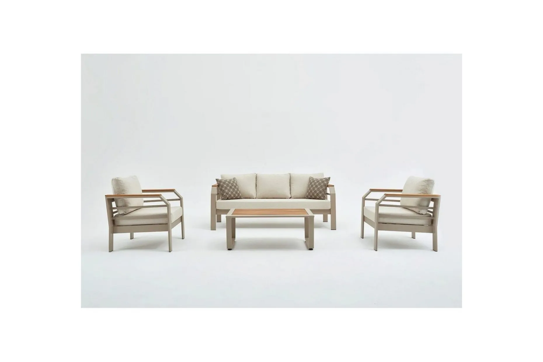 Trädgårdsloungeset Sudassento Beige
