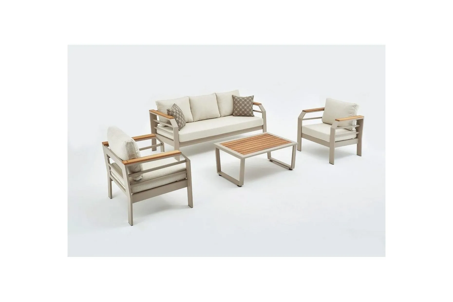 Trädgårdsloungeset Sudassento Beige