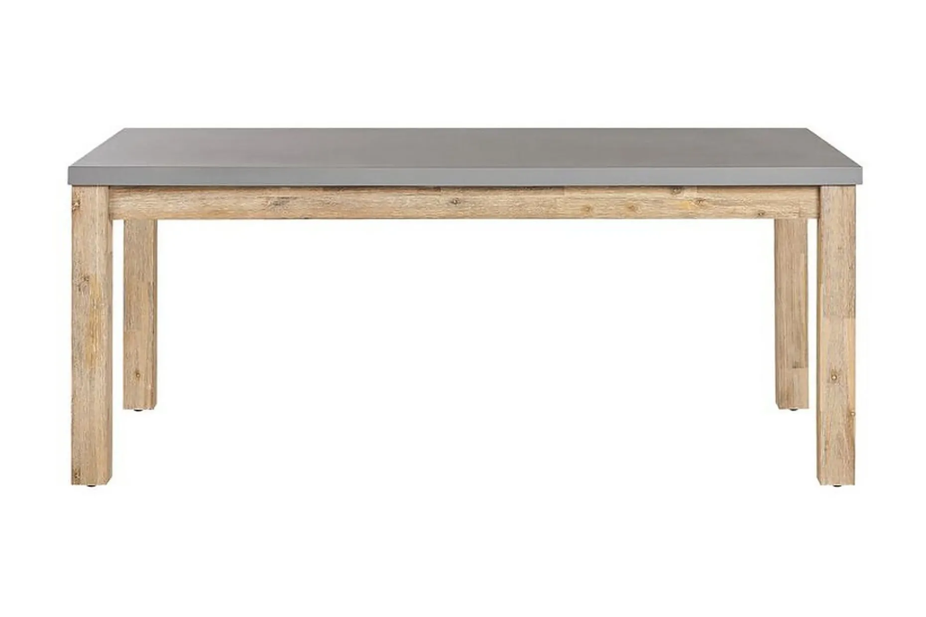 Trädgårdsmöbelset av Utebord och 2 Bänkar Utomhus grå OSTUNI