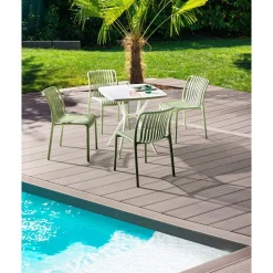 Trädgårdsstol Ariccia 4-pack
