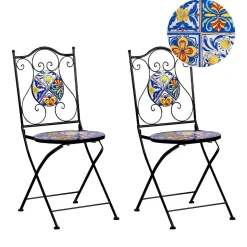 Trädgårdsstol Coriano 2-pack