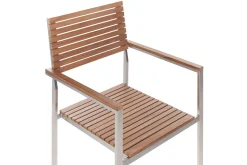 Trädgårdsstol set om 6 Viareggio