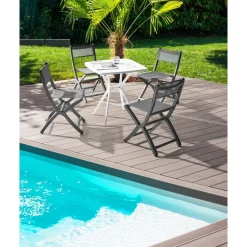 Trädgårdsstol Talca 4-pack