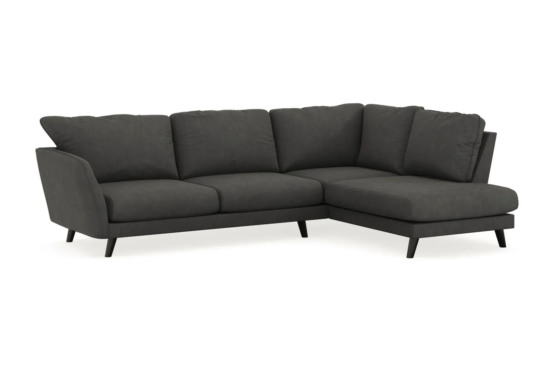 Trend Lyx 4-sits Högervänd L-formad Schäslongsoffa i Manchester