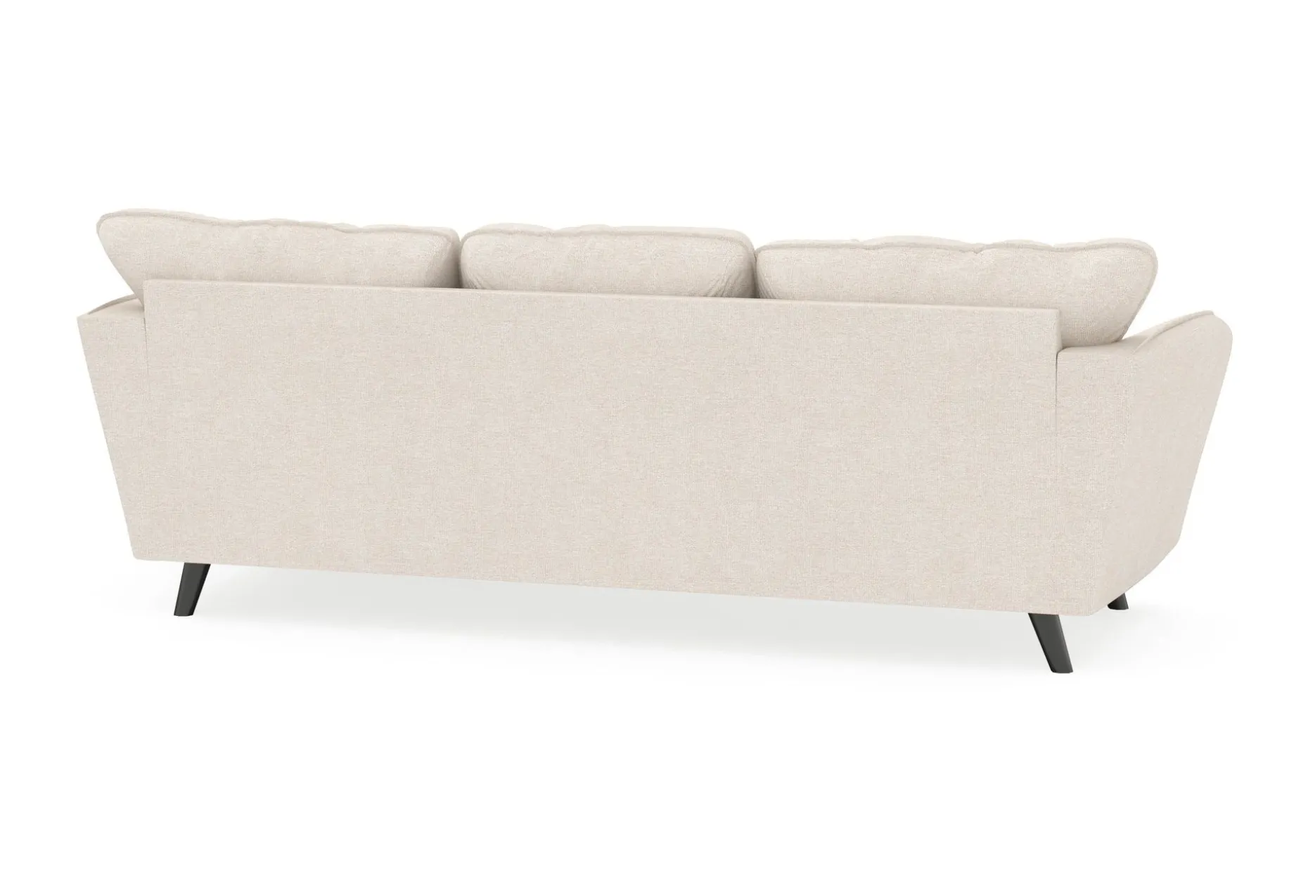 Trend Lyx 3-sits Högervänd L-formad Divansoffa i Tyg