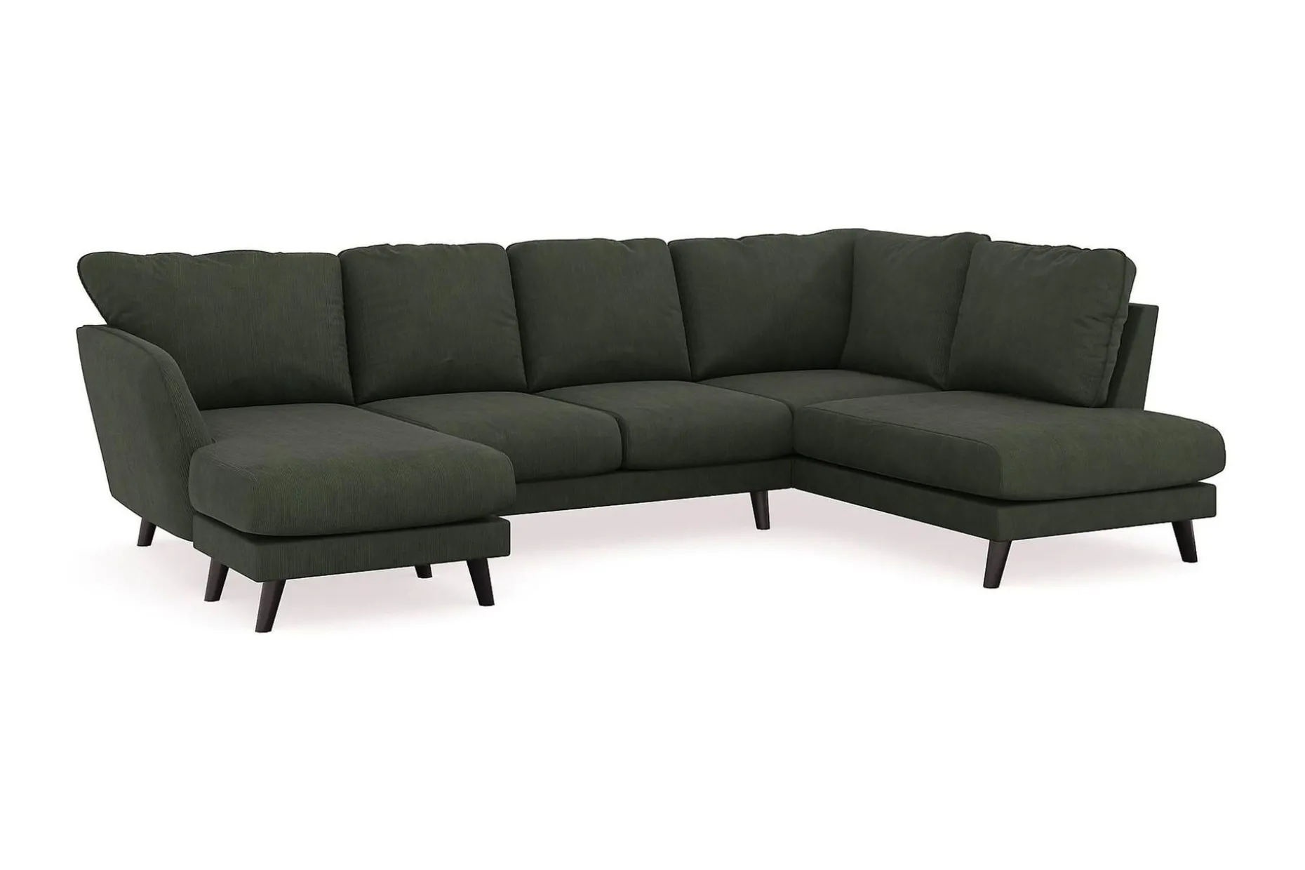 Trend Lyx 4-sits Vänstervänd U-formad Soffa med Divan och Schäslong i Manchester