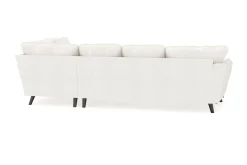Trend Lyx 4-sits Vänstervänd U-formad Soffa med Divan och Schäslong i Bouclé