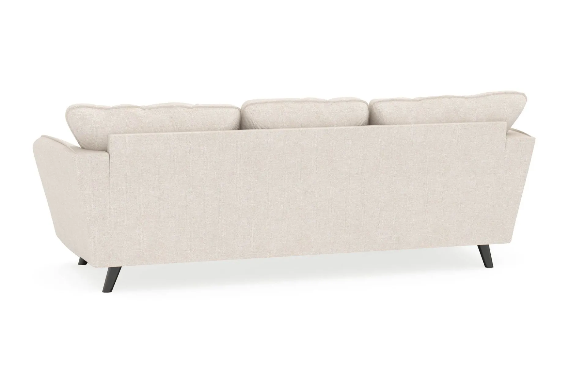 Trend Lyx 3-sits Vänstervänd L-formad Divansoffa i Tyg
